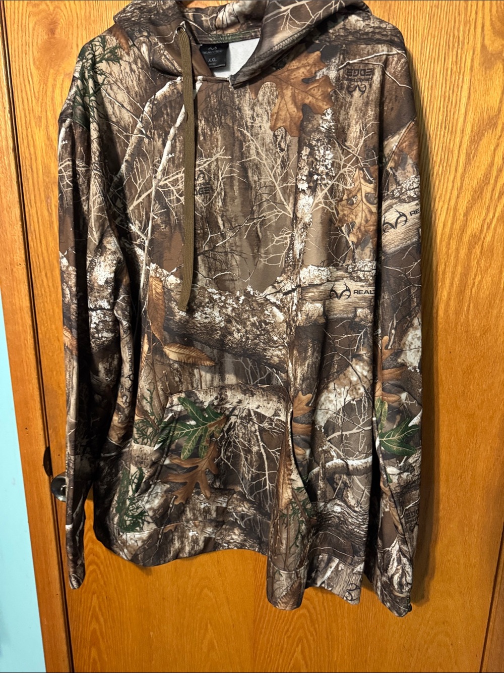 Realtree Brown & Green Camouflage Pullover Hoodie